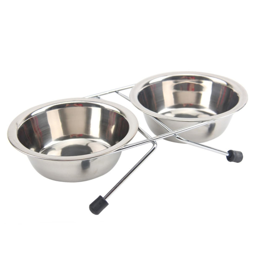 Stainless Steel Dog Cat Bowls Set W92241