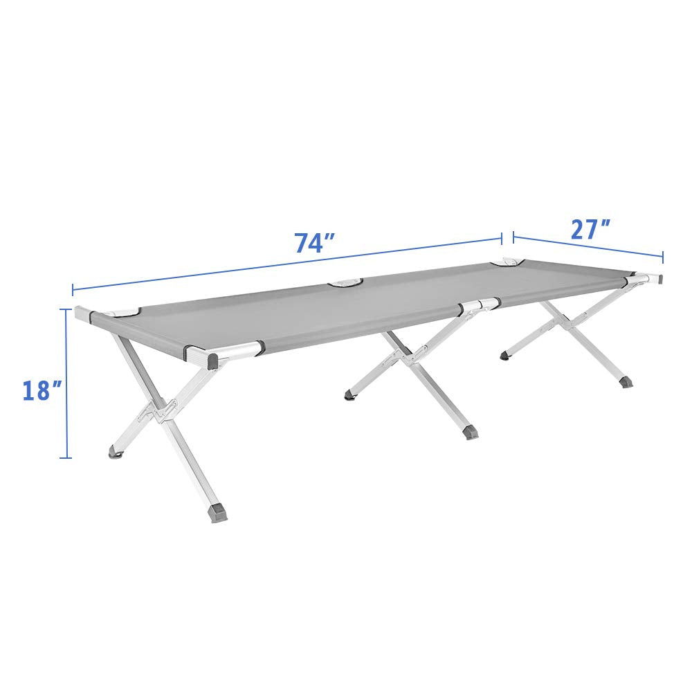 Portable Folding Camping Cot with Carrying Bag O88322
