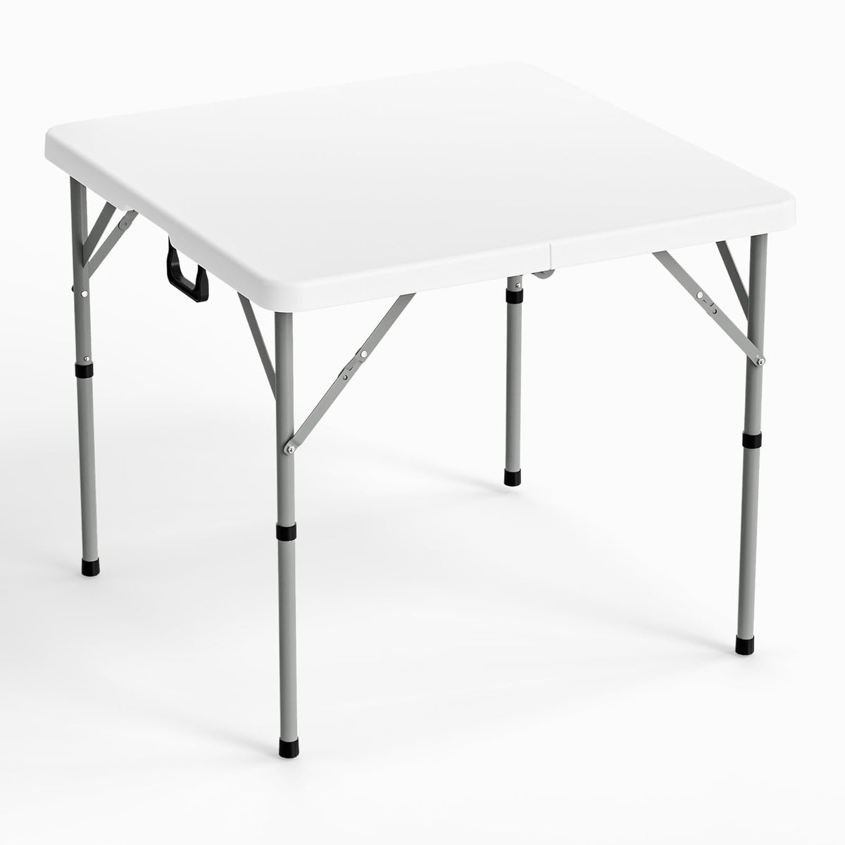 White Bi-Folding Portable Plastic Table P2637