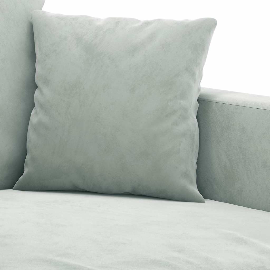 Light Gray Velvet 2-Seater Sofa G889436