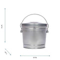 Galvanized Trash Can with Lid T628