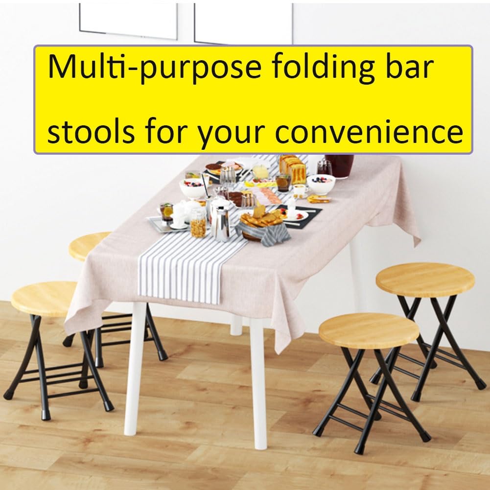 18 Inch Black Foldable Stool 220lbs Capacity E370439