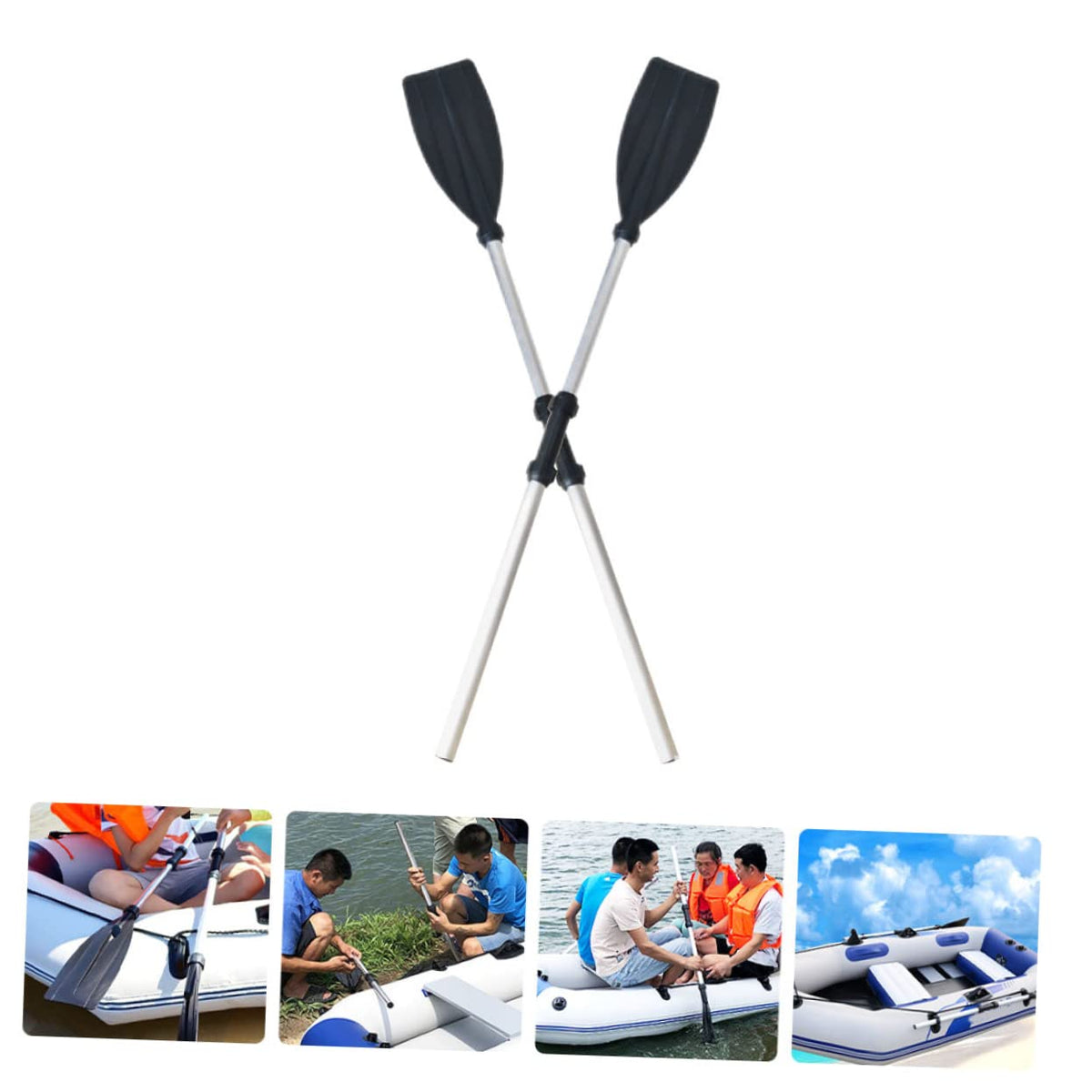 Aluminum Alloy Kayak Paddle Set 2pcs Z5433