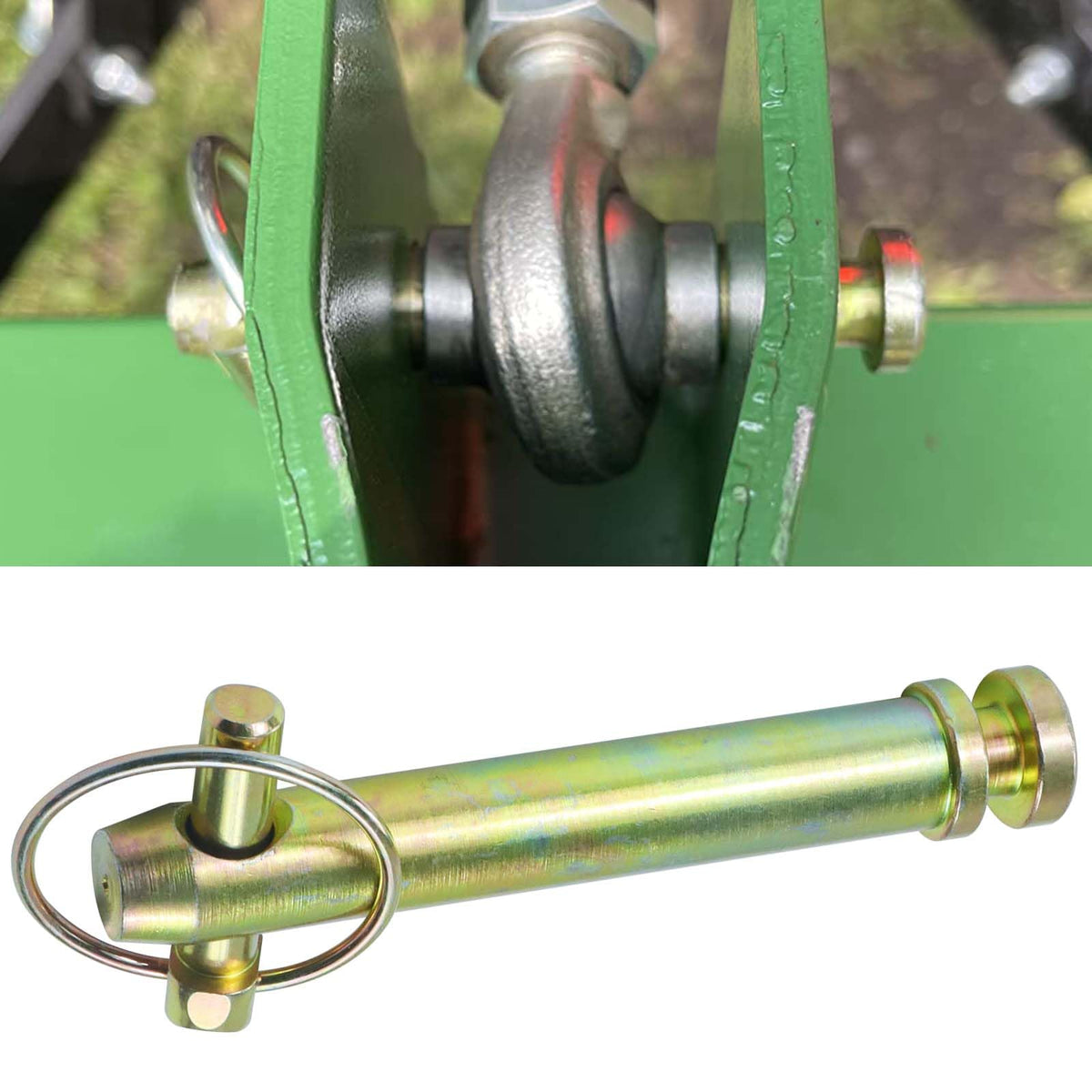 2 Pack Cat 1 Quick Hitch Adapter Bushings with Top Link Pin and Lynch Pin A174