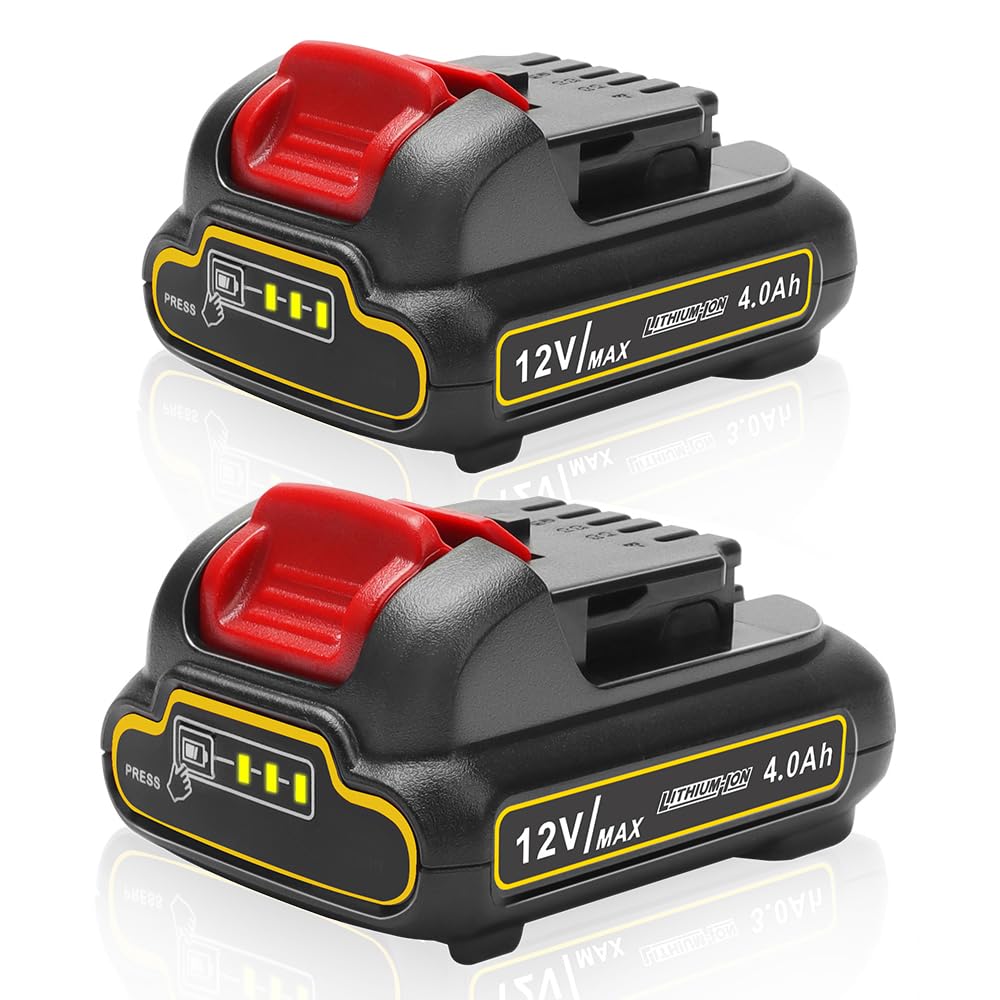 12V 4Ah Battery 2 Pack D524