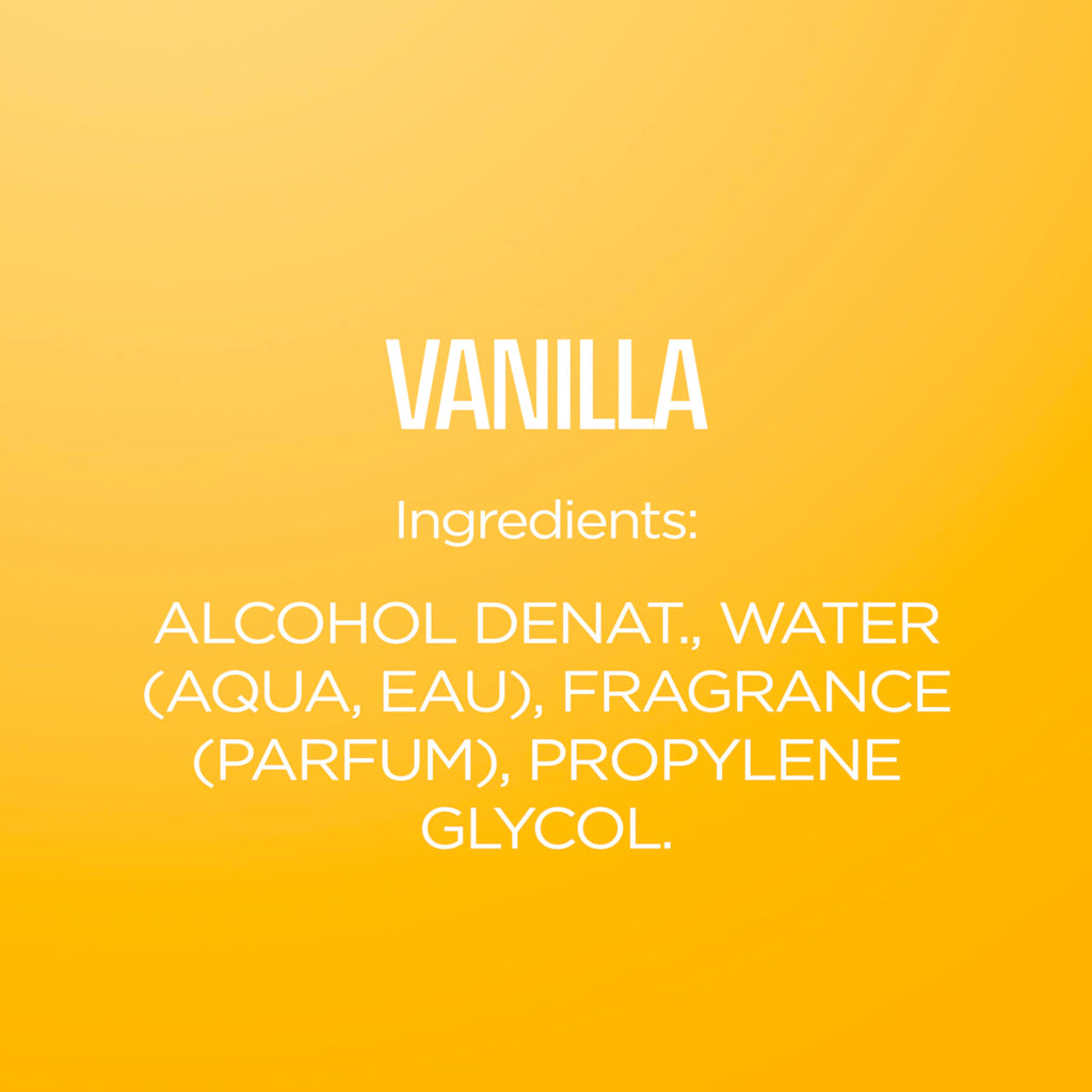 Vanilla Body Spray 8 fl oz (Pack of 2) E172