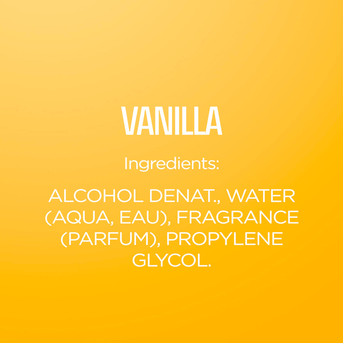Vanilla Body Spray 8 fl oz (Pack of 2) E172