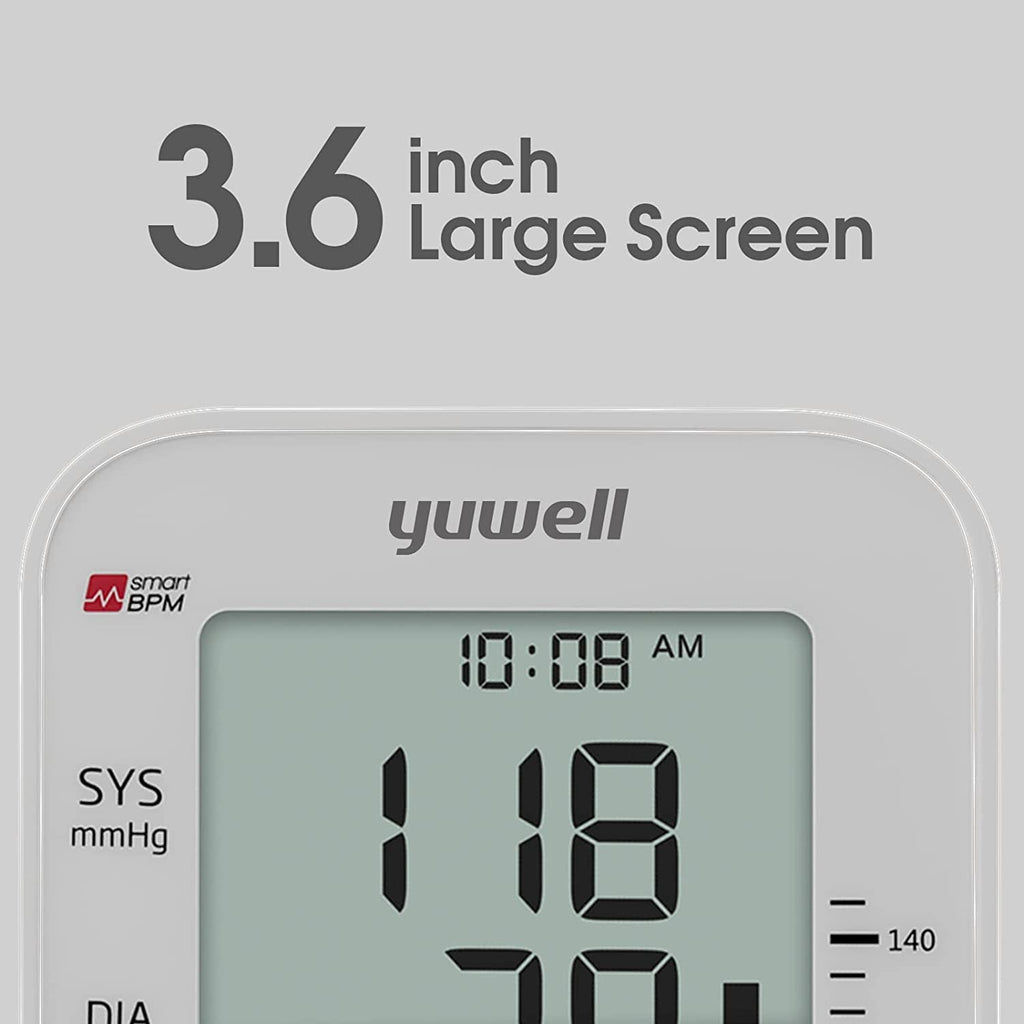 Upper Arm Blood Pressure Monitor with Large Cuff and Large Display J259115