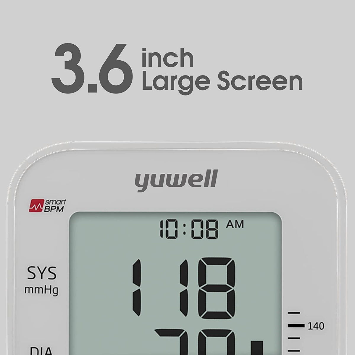 Upper Arm Blood Pressure Monitor with Large Cuff and Large Display J259115