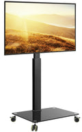 Rolling Floor TV Stand for 27-60 inch LED Screen with Mount X6392
