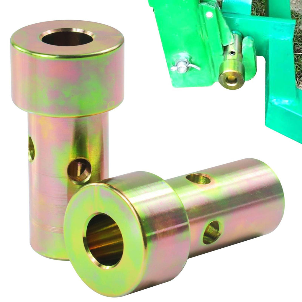 2 Pack Cat 1 Quick Hitch Adapter Bushings with Top Link Pin and Lynch Pin A174