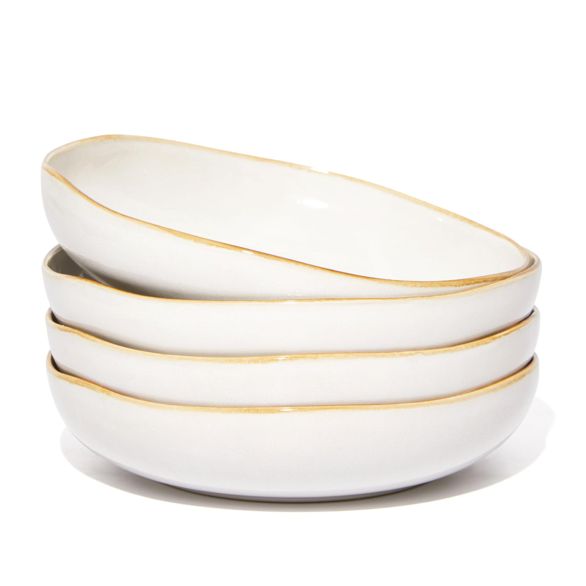 8.26" Ceramic Pasta Bowls Set of 4 G365647