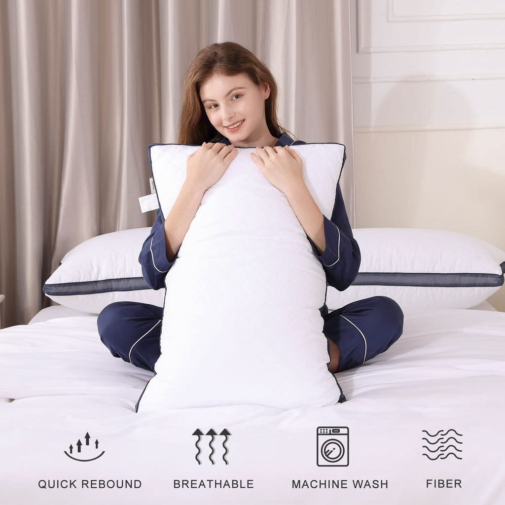 Queen Size Bed Pillows Set of 2 Z1839