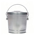 6 Gal Galvanized Steel Storage Can Locking Lid Y9529