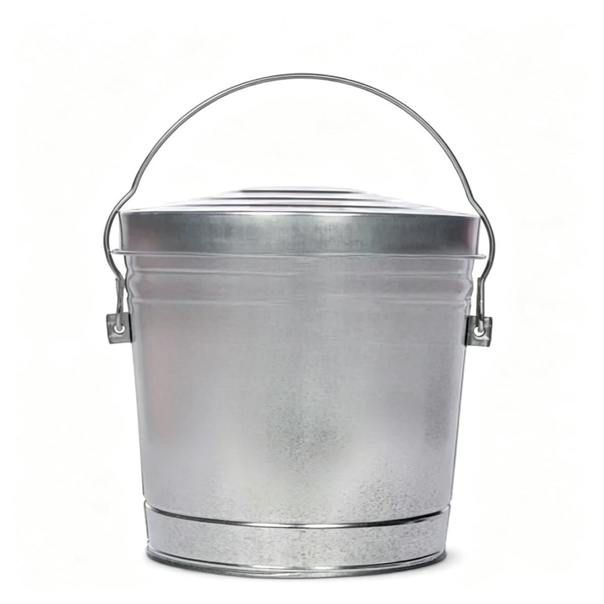 6 Gal Galvanized Steel Storage Can Locking Lid Y9529