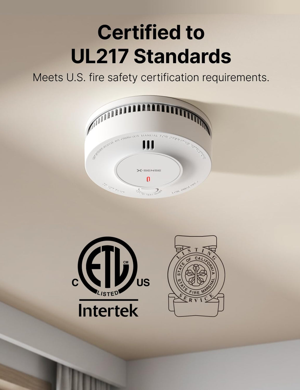 Interconnected Smoke Detector 3-Pack A596
