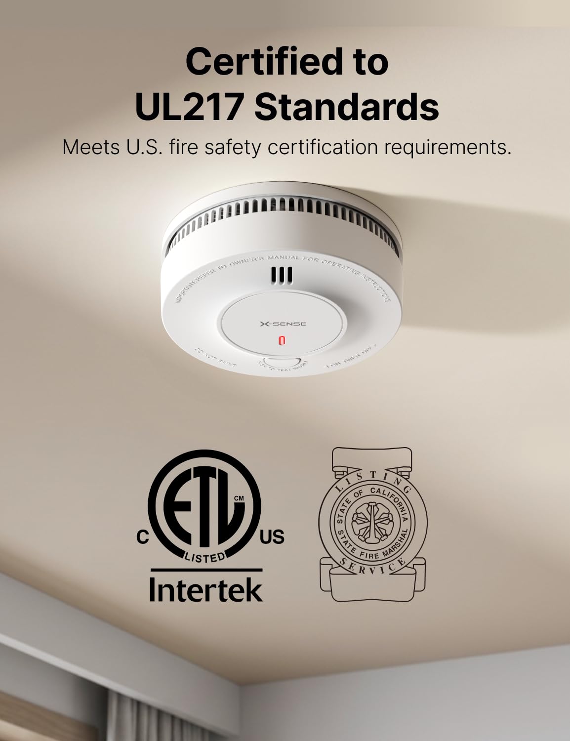 Interconnected Smoke Detector 3-Pack A596