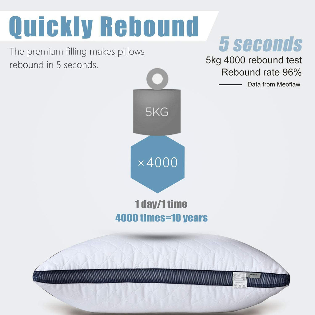 Queen Size Bed Pillows Set of 2 Z1839