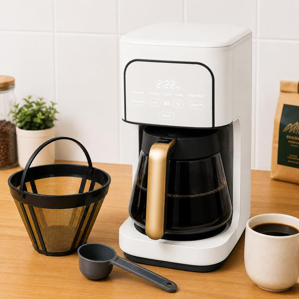 12-Cup Programmable Coffee Maker with Glass Carafe H27592