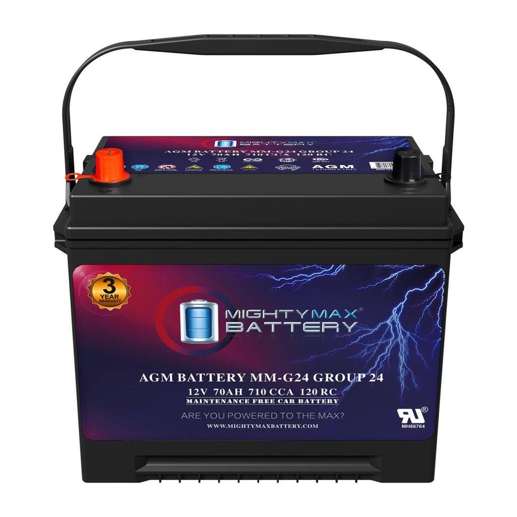 12V 70Ah 710 CCA Group Size 24 Replacement Battery M30273