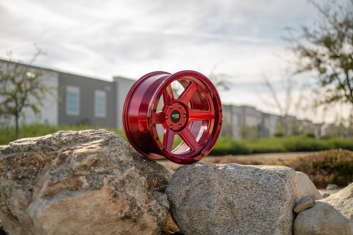 20x9 5x5 -12mm Candy Red Wheel Rim Z81671