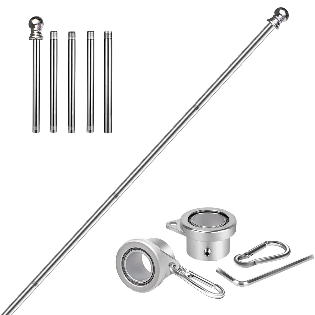 6 FT Stainless Steel Flag Pole M186401