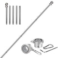 6 FT Stainless Steel Flag Pole M186401