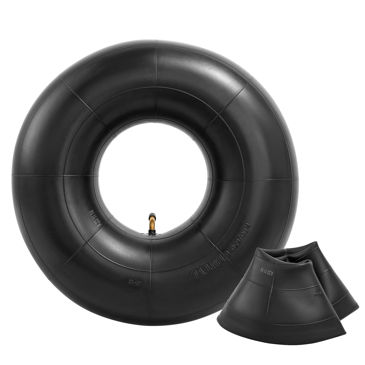 15x6.00-6 Butyl Inner Tubes with TR-87 Bent Valve Stem 2 Pcs F11215