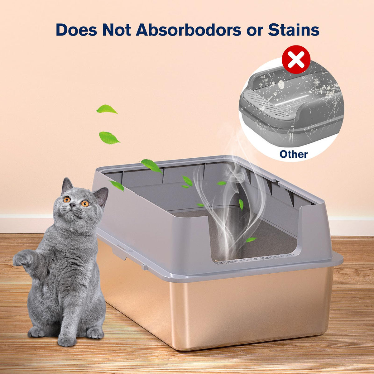 Stainless Steel XXL Litter Box N5516