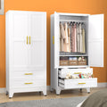 Metal Armoire Wardrobe Closet Q457