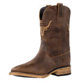 Cowboy Boots Wide Square Toe Slip Resist P889