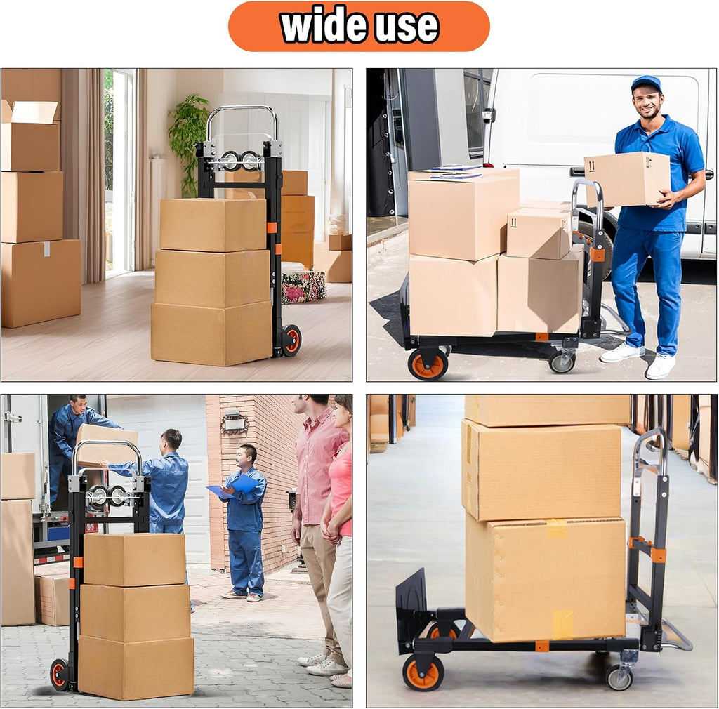 3 in 1 Folding Hand Truck 500lbs Capacity L94719