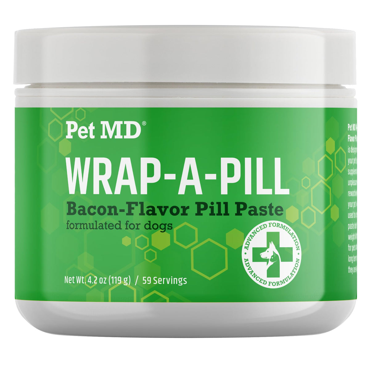 Peanut Butter, Cheese & Bacon Flavored Pill Paste for Dogs 4.2 oz Q533