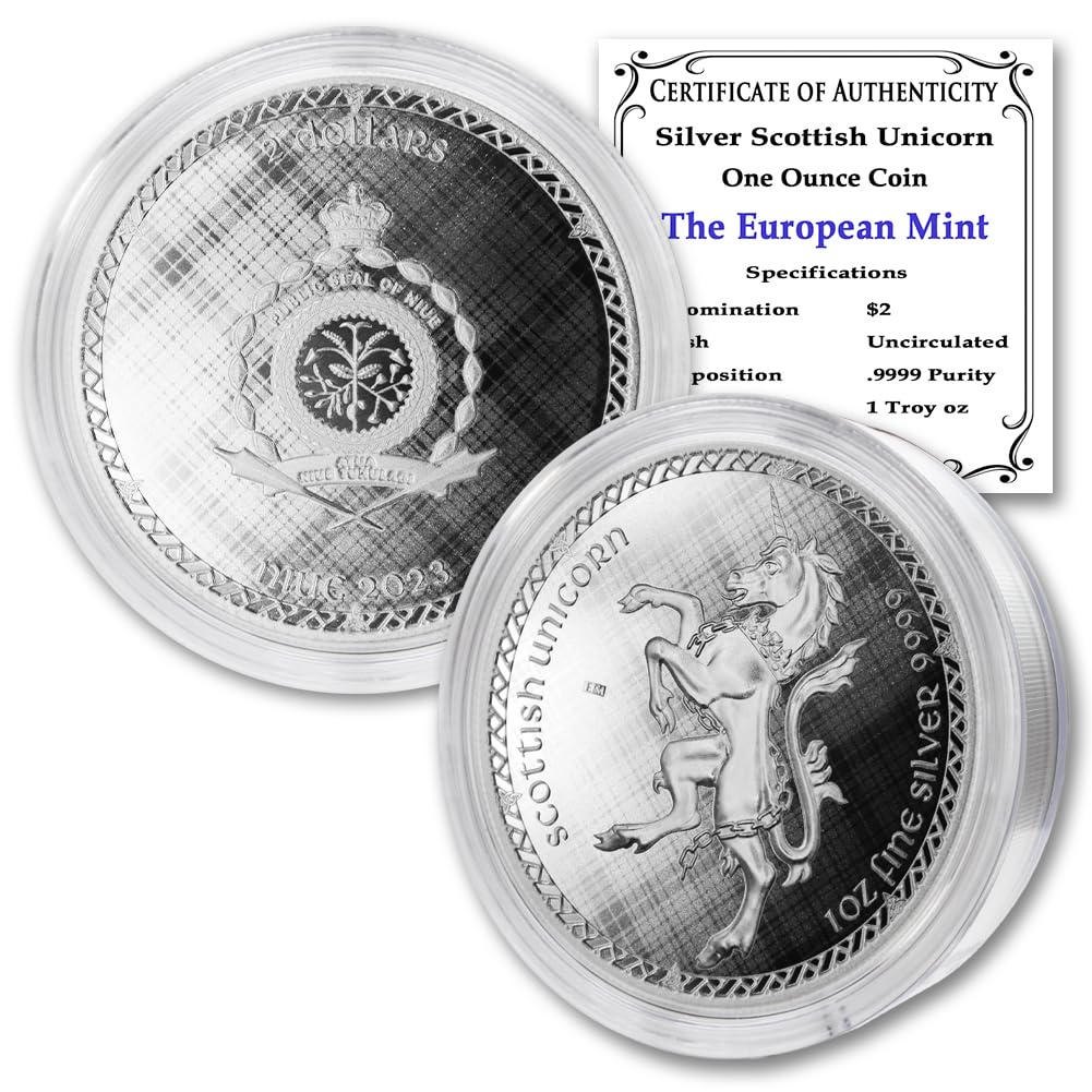 1 oz Silver Scottish Unicorn A676