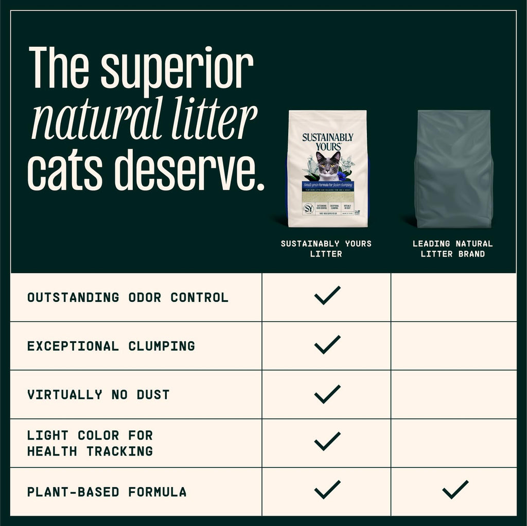 Natural Cat Litter, Unscented, 10 lbs D859