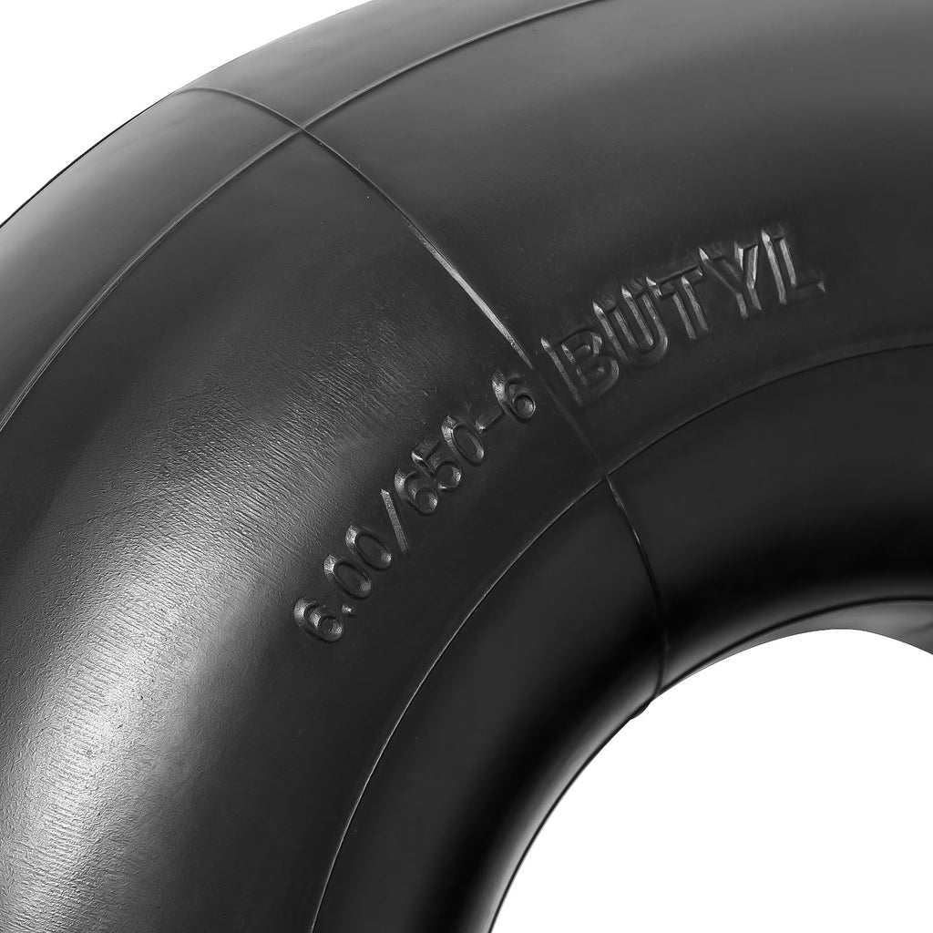 15x6.00-6 Butyl Inner Tubes with TR-87 Bent Valve Stem 2 Pcs F11215