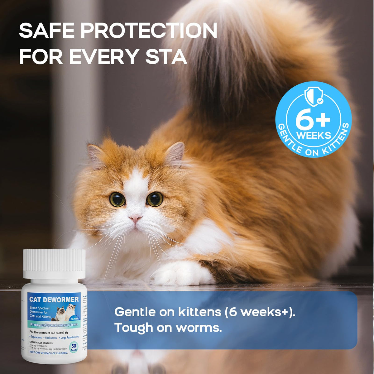 Cat Dewormer All Worms Broad Spectrum S777742