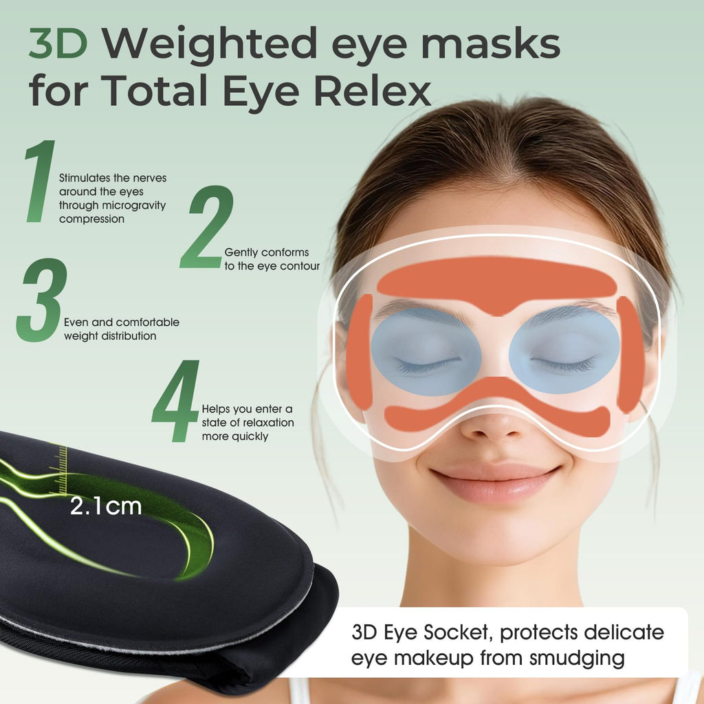 Bluetooth Sleep Mask with Hot & Cold Gel Insert A3901