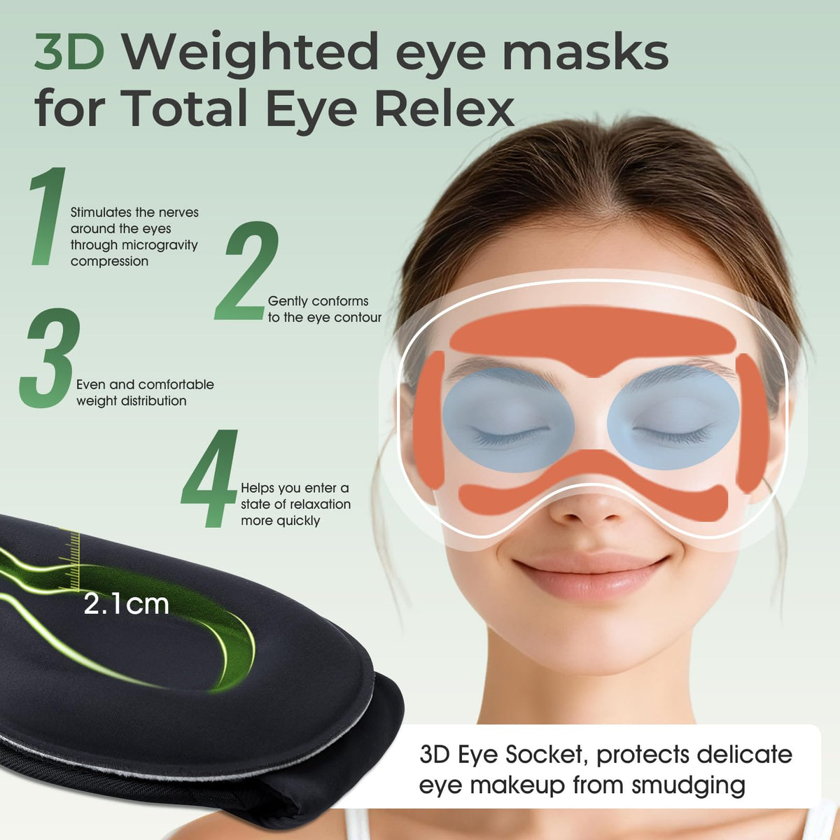 Bluetooth Sleep Mask with Hot & Cold Gel Insert A3901