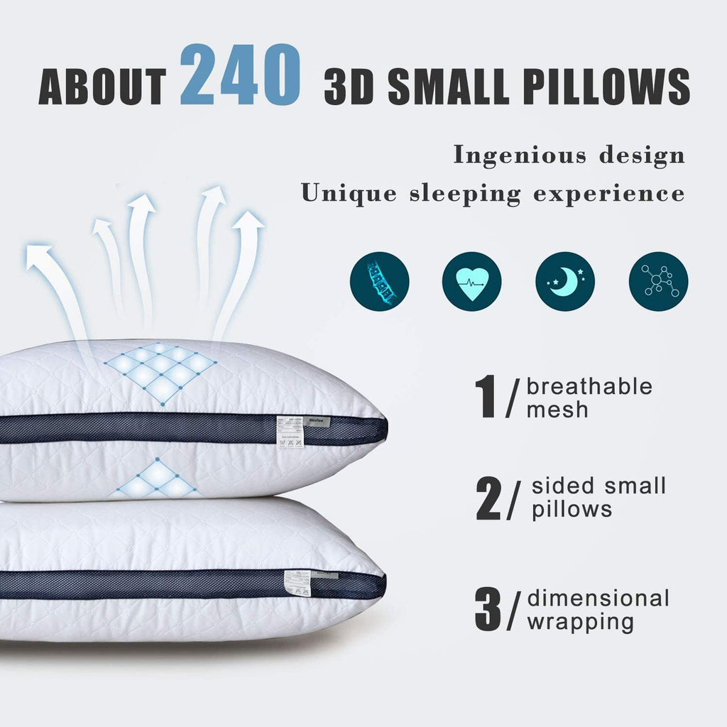 Queen Size Bed Pillows Set of 2 Z1839