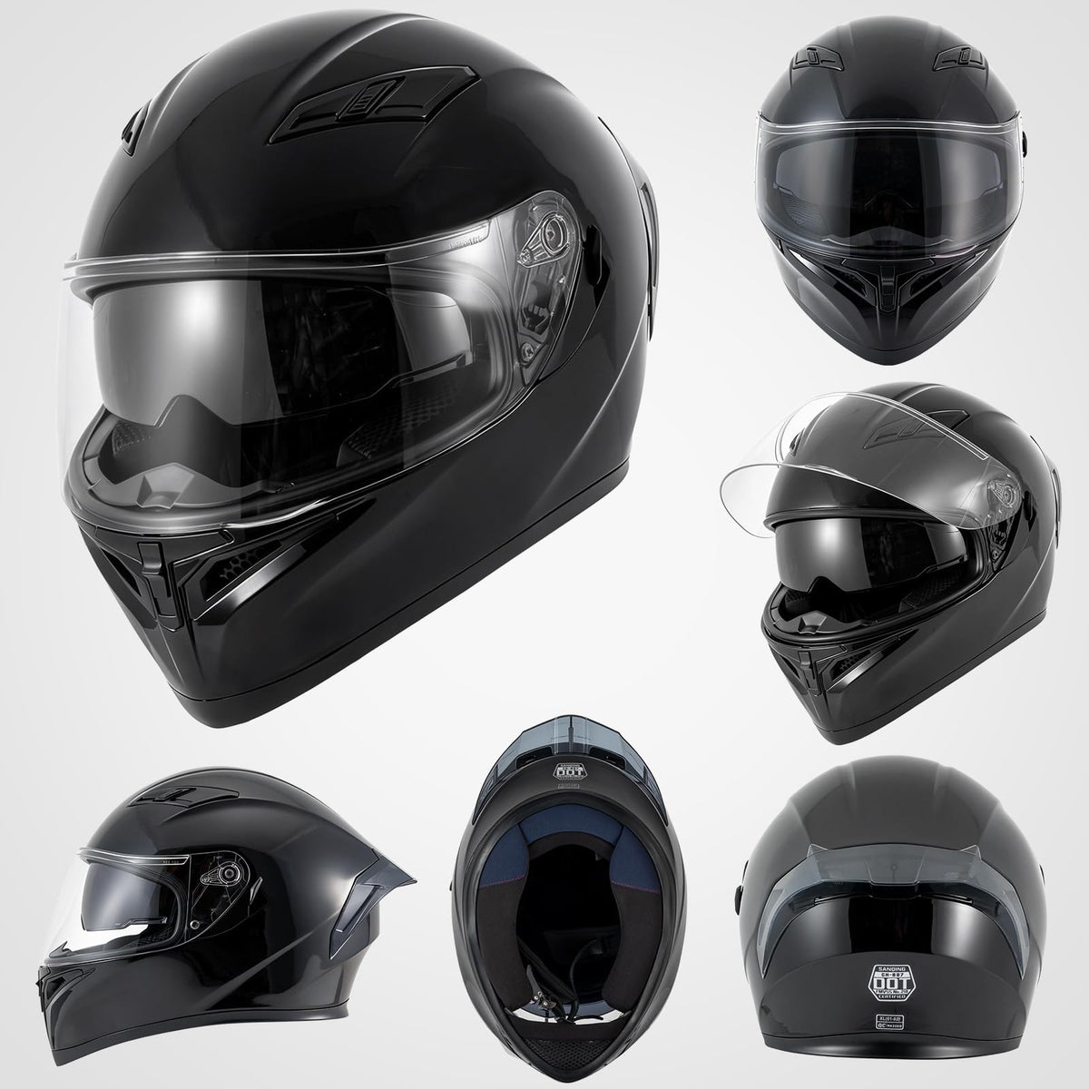 Full Face Motorcycle Helmets DOT Certified E4090