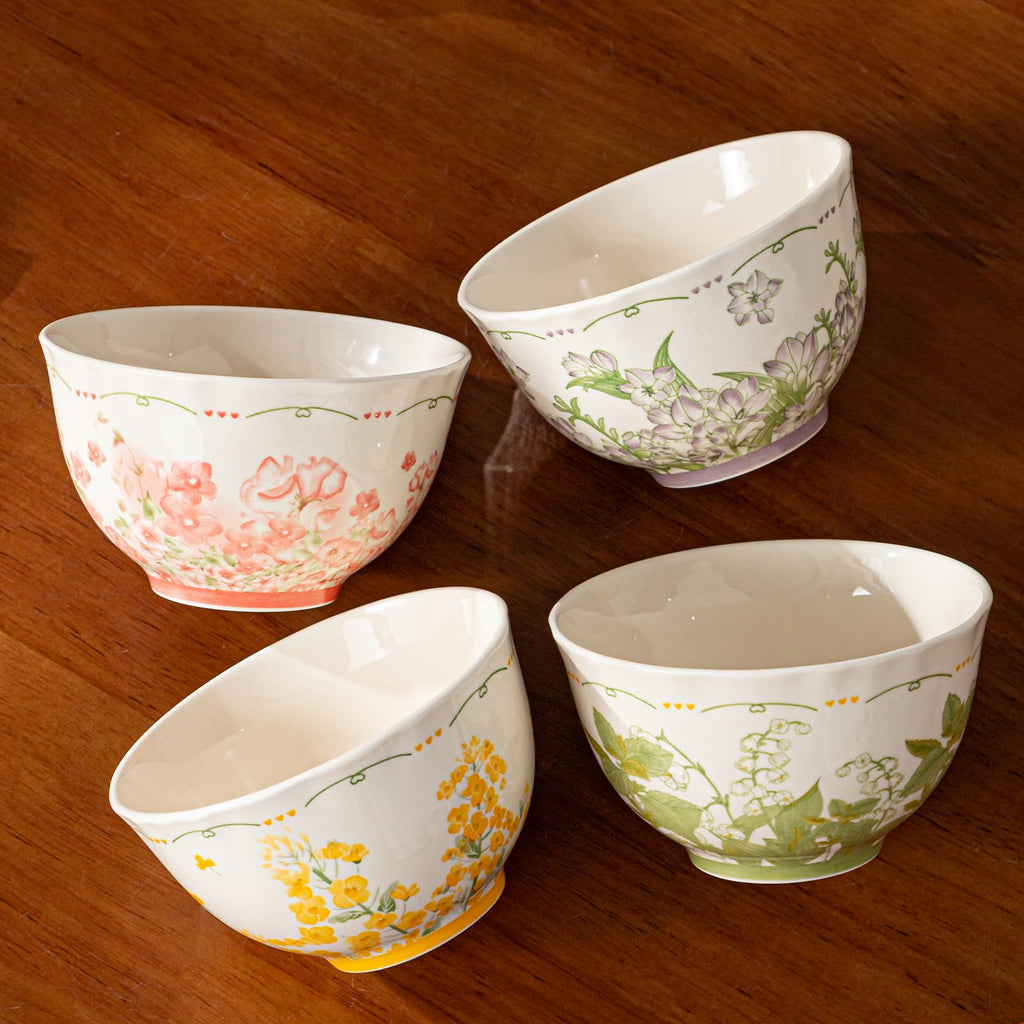 12-Piece Ceramic Dinnerware Set, Service for 4, Cream White S22380