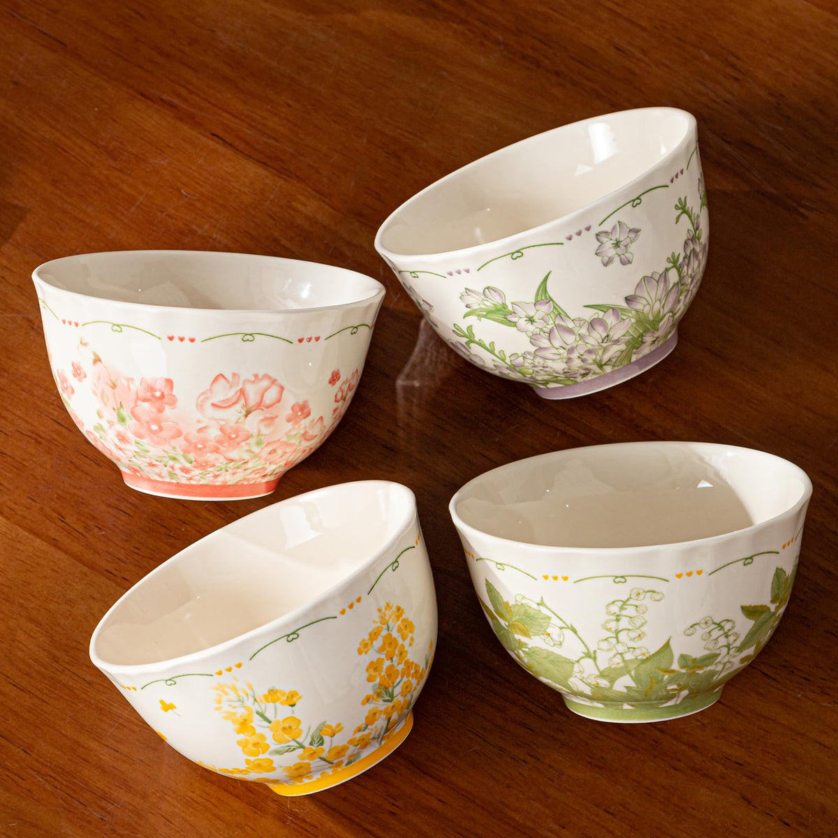 12-Piece Ceramic Dinnerware Set, Service for 4, Cream White S22380