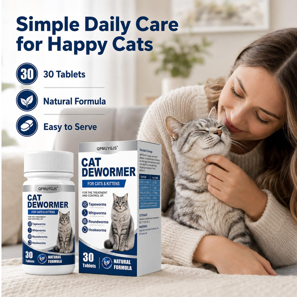 Dewormer for Cats & Kittens 30 Tablets Y416218