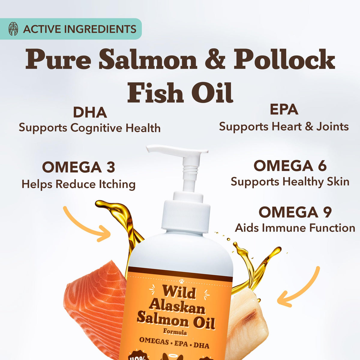 Salmon Oil for Dogs 32 oz Y38856