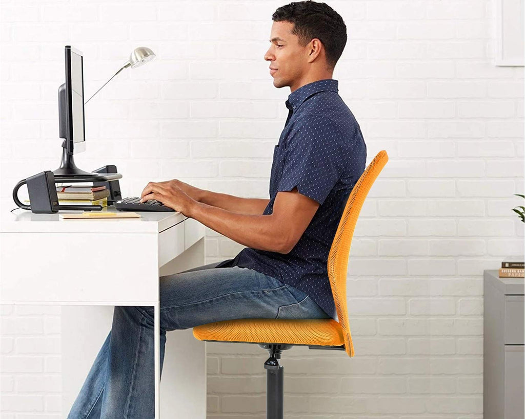 Orange Ergonomic Mesh Office Chair W511