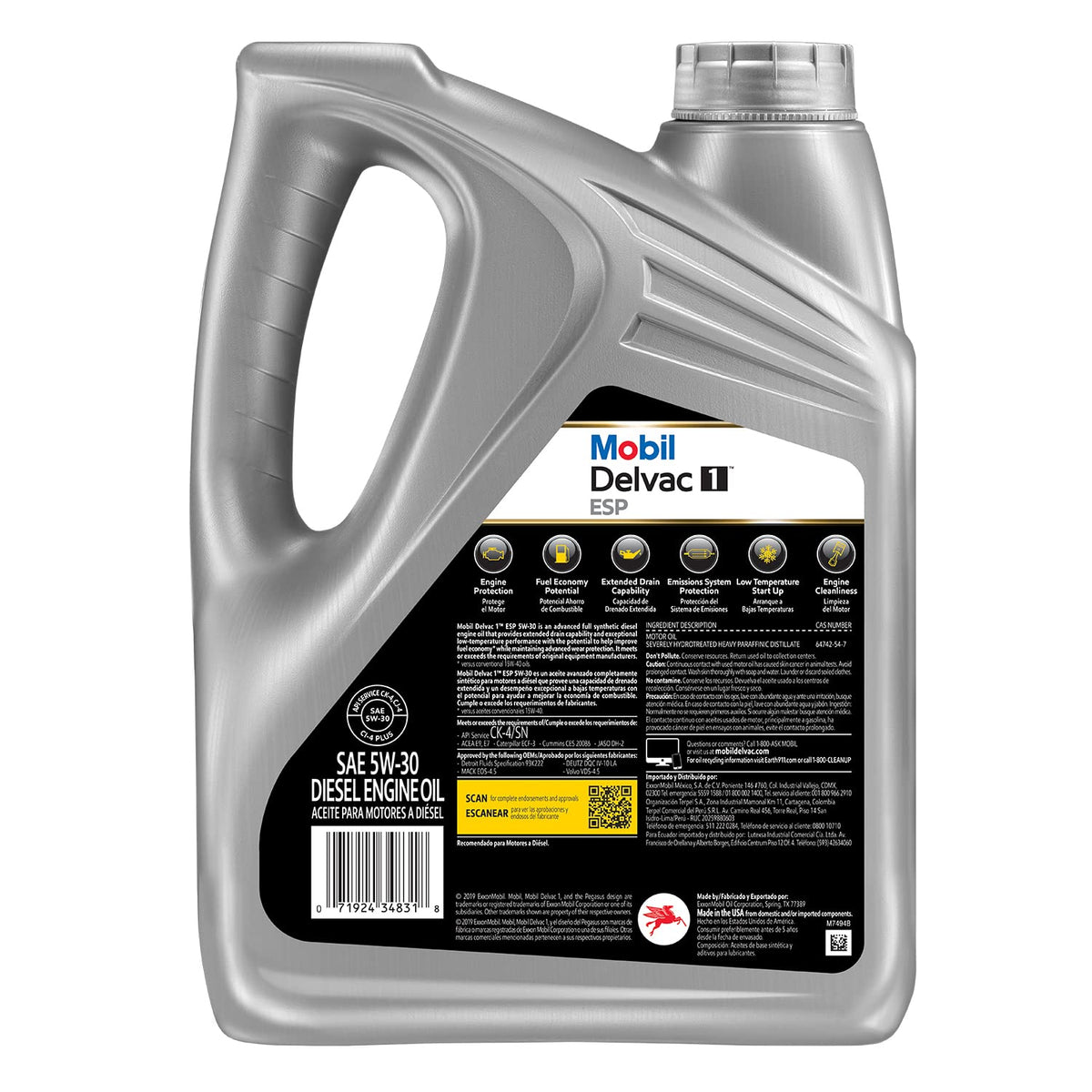 Full Synthetic 5W-30 Diesel Engine Oil 1 Gal P34701