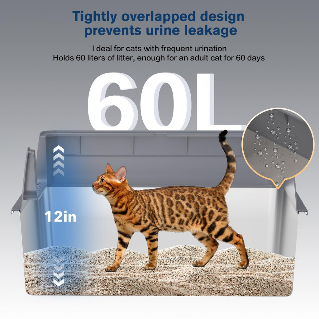 Stainless Steel XXL Litter Box N5516
