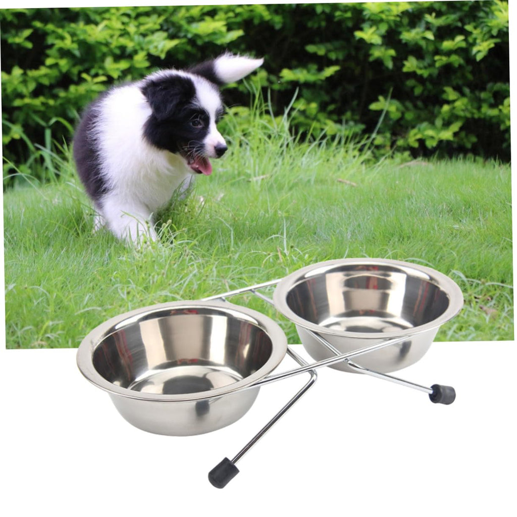 Stainless Steel Dog Cat Bowls Set W92241