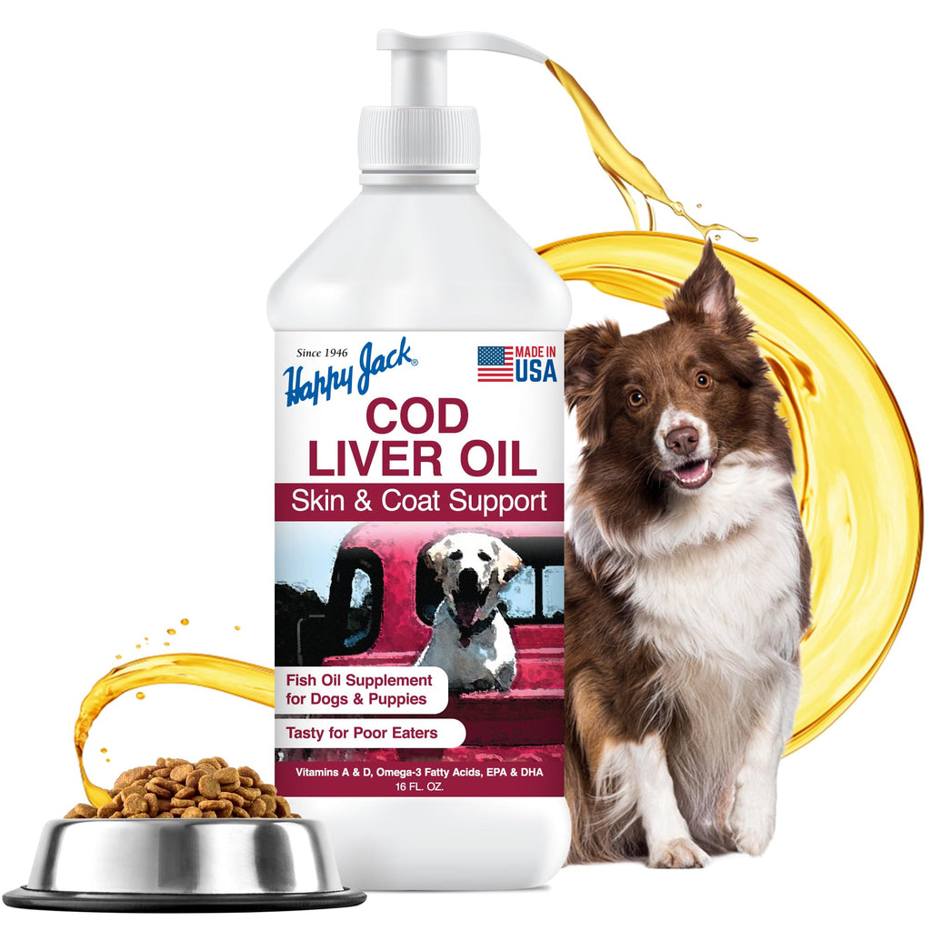 Cod Liver Fish Oil for Dogs 16 oz N423002